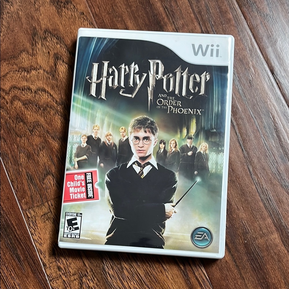 Wii Harry Potter and the Order of the Phoenix video game (original box)